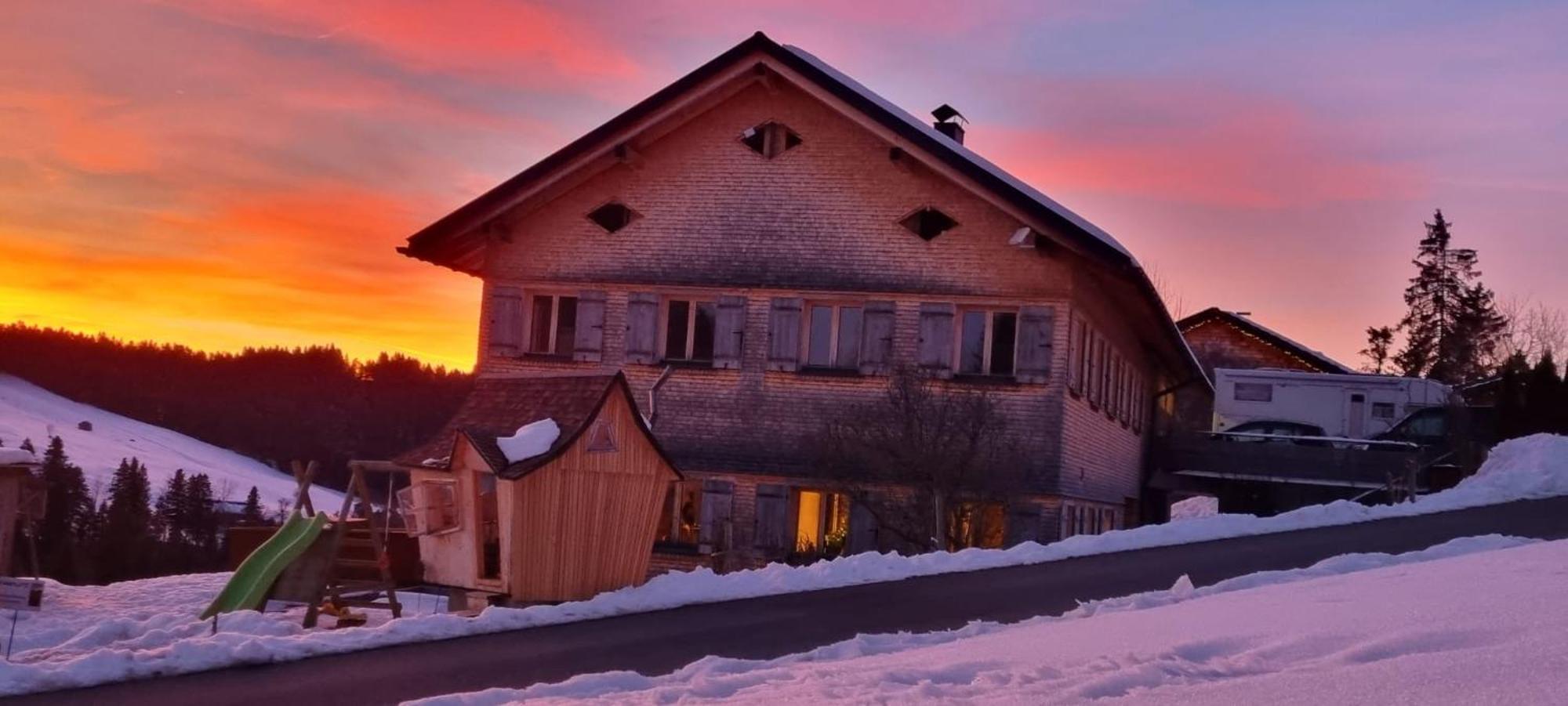 Ferienwohnung Schoenenbuehl Hittisau Eksteriør bilde